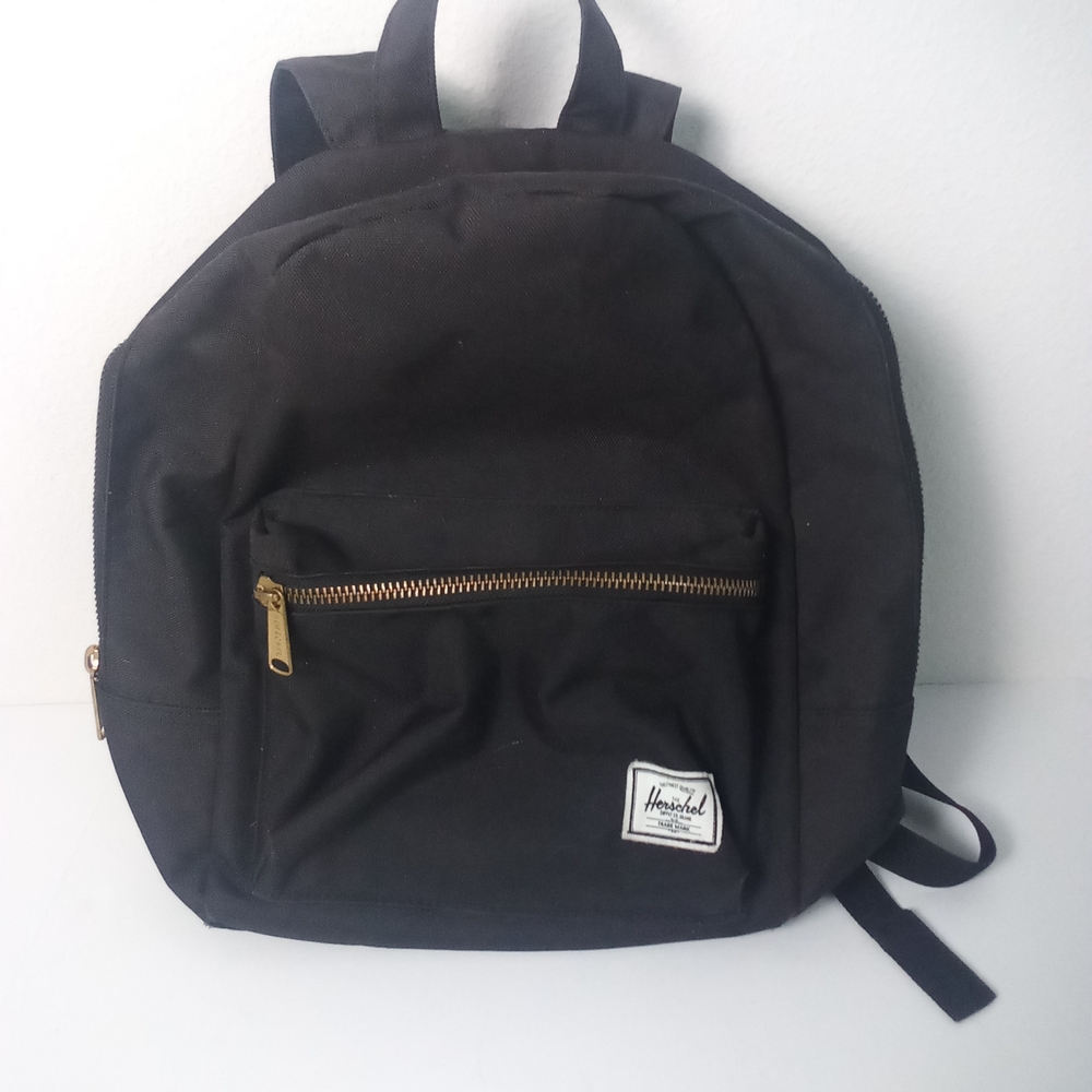 Herschel Supply Company Black Backpack Modern Minimalist Design